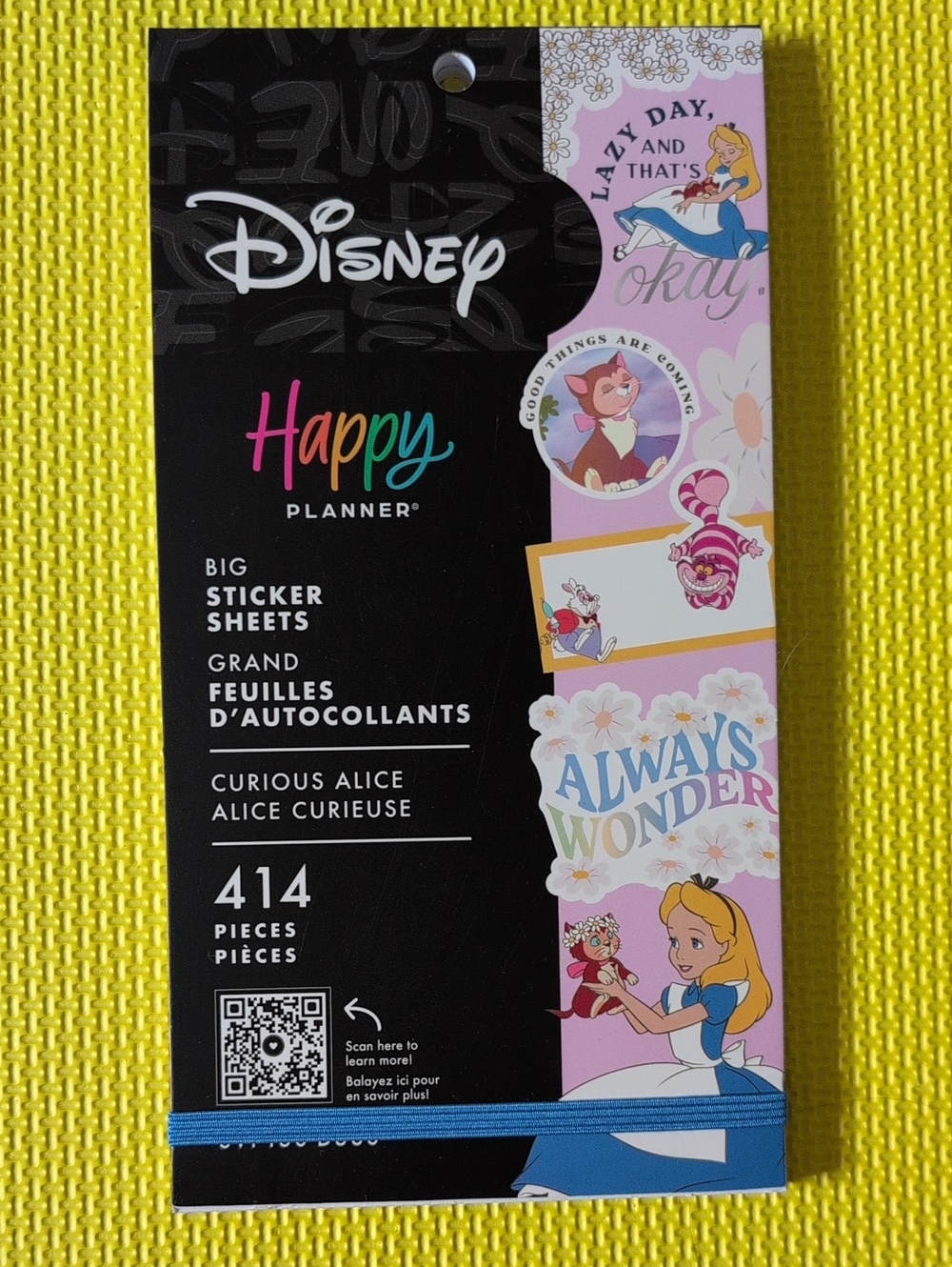 NWT Disney Happy Planner Alice In Wonderland Sticker Book